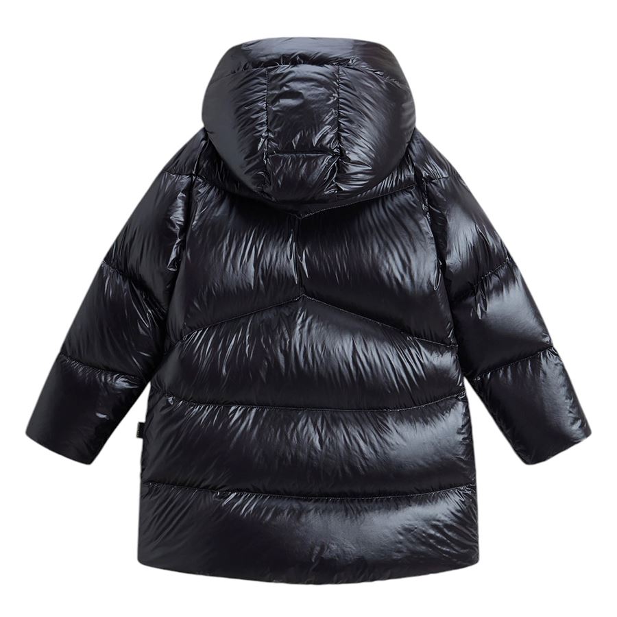 Piumino Aliquippa da bambina in nylon lucido Woolrich | CFWKOU0477100